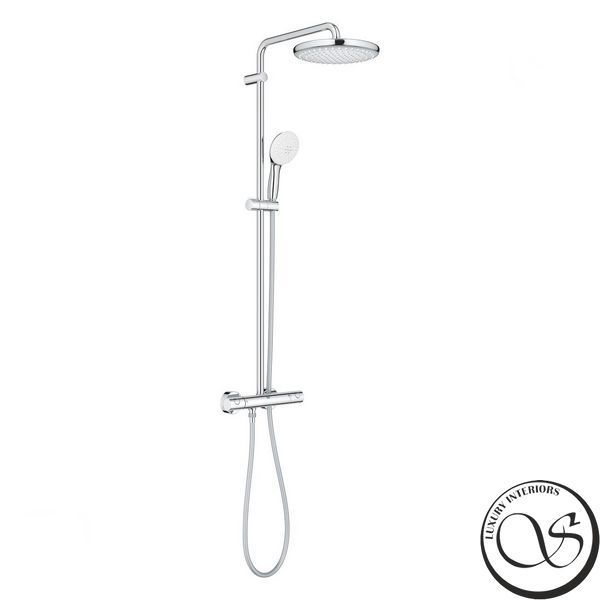 Душевая система GROHE TEMPESTA SYSTEM 26670001 250 с термостатом, хром 26670001 фото