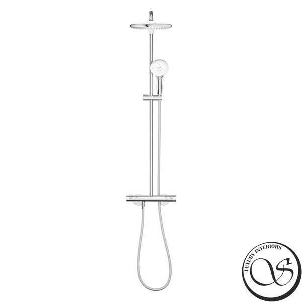 Душевая система GROHE TEMPESTA SYSTEM 26670001 250 с термостатом, хром 26670001 фото