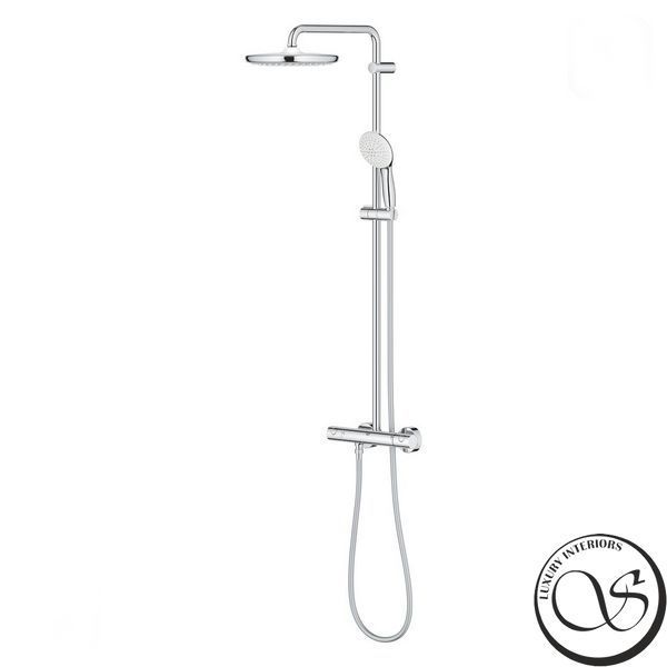 Душевая система GROHE TEMPESTA SYSTEM 26670001 250 с термостатом, хром 26670001 фото