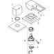 Baterie de baie HANSGROHE METROPOL 2-HOLE (74548000) 369868656681 foto 3