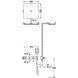 Sistem de dus Tres B-SYSTEM 30725306OPM instalatie ascunsa pentru dus 30725306OPM foto 2