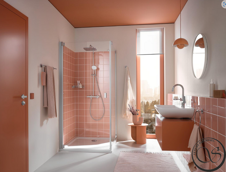 Sistem de dus Grohe Tempesta 26689001 System 250 Cube cu termostat pentru montare pe perete 26689001 foto