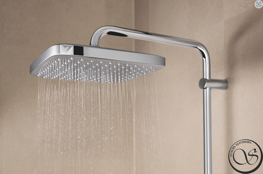 Sistem de dus Grohe Tempesta 26689001 System 250 Cube cu termostat pentru montare pe perete 26689001 foto
