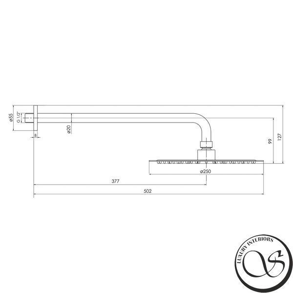 Set IMPRESE BRENTA (suport duș fix). Nichel ZMK081906101 ZMK081906101 foto