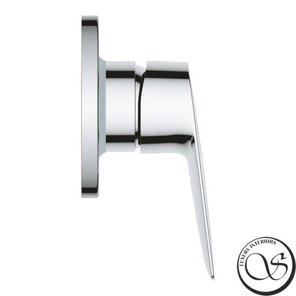 Baterie duș Grohe BauEdge New 29040001 cu monocomandă, crom 29040001 foto