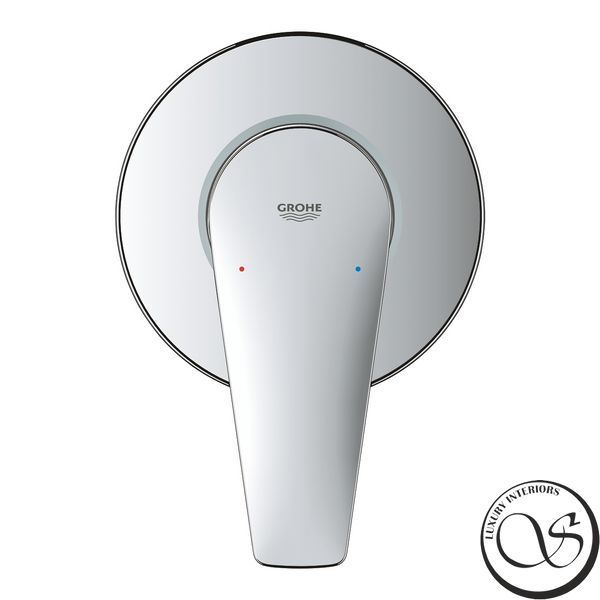 Baterie duș Grohe BauEdge New 29040001 cu monocomandă, crom 29040001 foto