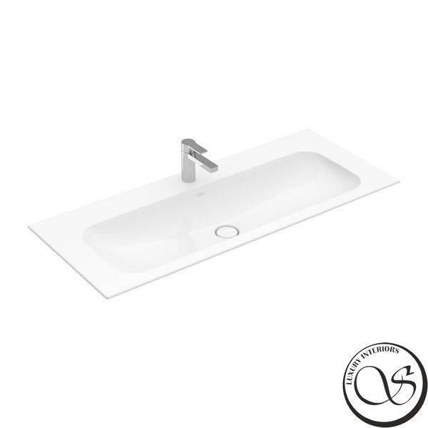 Тумба с умывальником VILLEROY & BOCH FINION 120см, SG-4166+4164CBR2 белый матовый  SG-4166+4164CBR2 фото