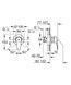 Baterie duș Grohe BauEdge New 29040001 cu monocomandă, crom 29040001 foto 2