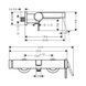 Baterie duș/cadă Hansgrohe Finoris, montată pe perete, crom (76420000) 76420000 foto 2