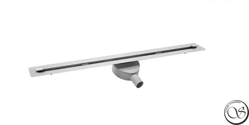 Scurgere MAG 80 cm, cu grătar fin, grafit YZ-L01 80mm Gun Metal foto