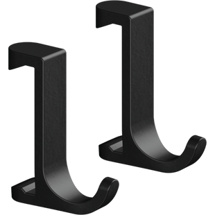 Крючок для полотенец Hansgrohe WallStoris тонкий (2 штуки) 3,9 x 3,2 x 1,0 см, Matt Black (27929670) 27929670 фото