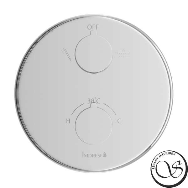 Душевая система IMPRESE KUCERA t04803401SRC скрытого монтажа (термостат 2 функции, душ d230 мм ABS, лейка 3 режима, шланг 1500 мм PVC), хром t04803401SRC фото