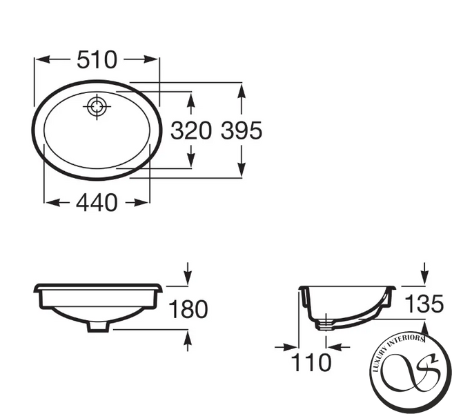 Умывальник Roca A32230700C NEO SELENE 51*39,5см A32230700C фото