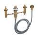 Set de baterie pentru baie cu 4 orificii Hansgrohe cu o singura maneta ascuns (13244180) 13244180 foto 1