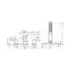 Hansgrohe Finoris Baterie de baie cu 4 găuri cu sBox, crom (76444000) 76444000 foto 2
