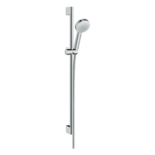 Душевой набор Hansgrohe 26658400 Crometta 100 1jet с душевой штангой белый/хром 26658400 фото