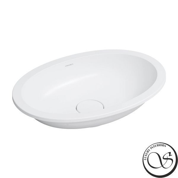 Lavoar Omnires Shell SHELL480UPBM 48x31 alb mat SHELL480UPBM foto