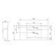 Dulap cu lavoar Imprese VALTICE f3212W 80cm alb f3212W foto 4