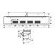 Боковой душ-полочка Hansgrohe Rainfinity 500 1jet, Matt Black (26243670) 26243670 фото 2