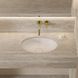 Lavoar Omnires Shell SHELL480UPBM 48x31 alb mat SHELL480UPBM foto 4