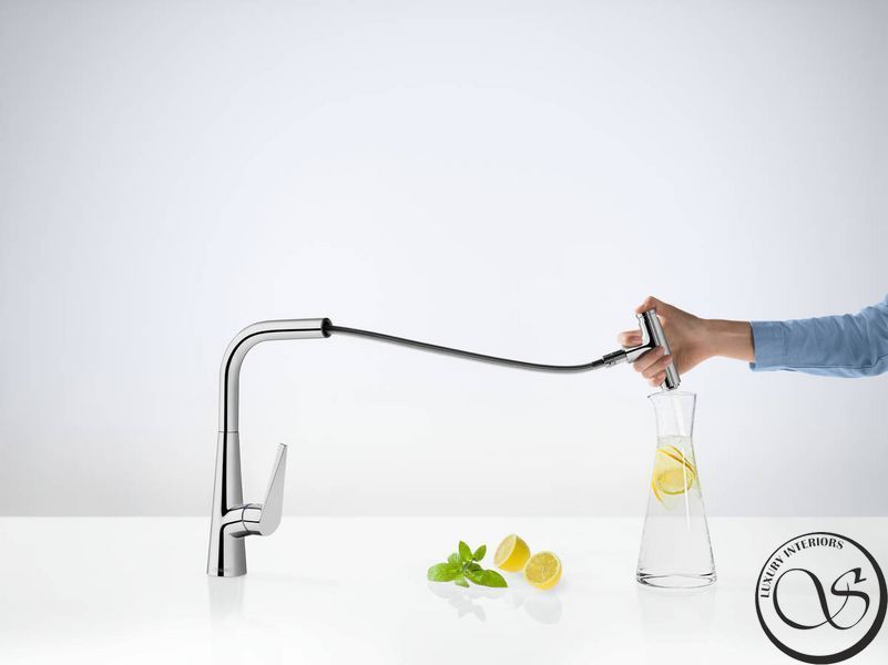 Смеситель для кухни Hansgrohe Talis Select M51 72821000 с выдвижным изливом&nbsp;300 72821000 фото