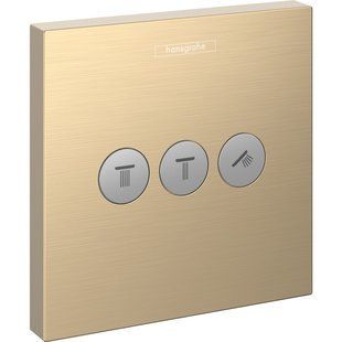 Deviere Hansgrohe ShowerSelect din 3 piese, bronz periat (15764140) 15764140 foto
