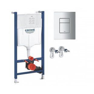 Инсталляция для подвесного унитаза GROHE Rapid SL 388400WG1 3 в 1 388400WG1 фото