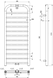 Полотенцосушитель DEANTE SILIA AGI_DG41, 500 x 1210 x 122 мм, титановый матовый AGI_DG41 фото 2