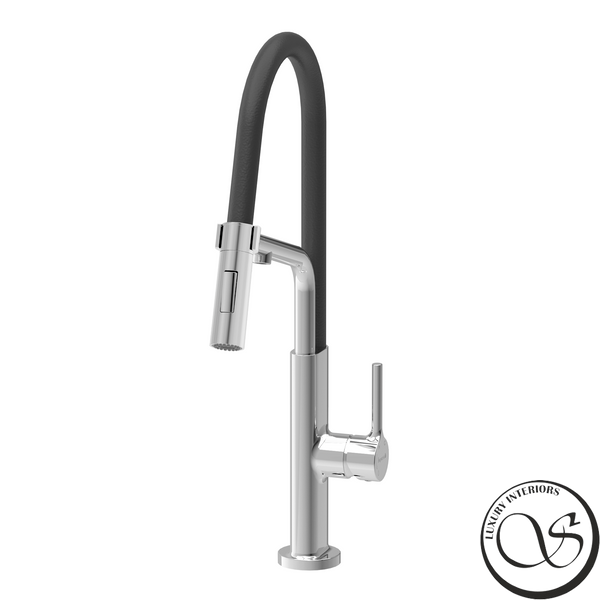 Смеситель для кухни IMPRESE KUCERA f03403401AD с подключением питьевой воды, гибкий излив, хром f03403401AD фото