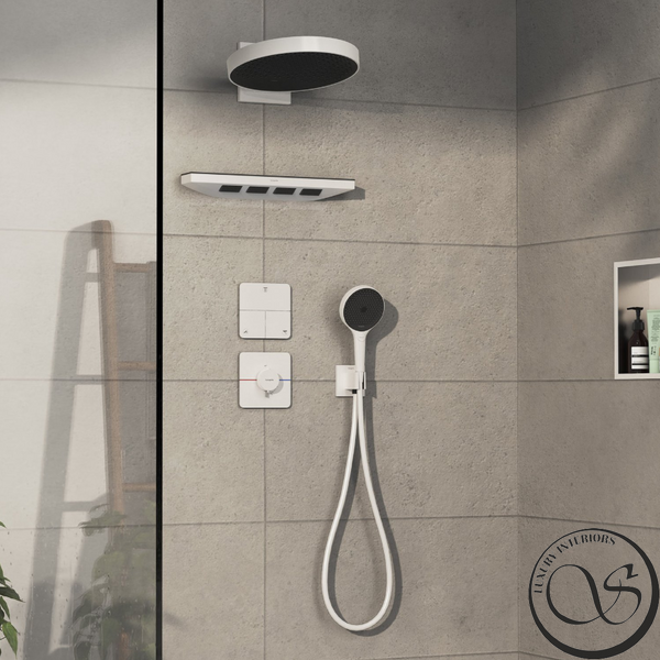 Термостат скрытого монтажа Hansgrohe ShowerSelect Comfort Q на 1 потребитель, белый матовый (15588700) 15588700 фото