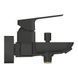 Baterie de baie Grohe Cubeo, monocomandă, montată pe perete, negru mat (1018132430) 1018132430 foto 2