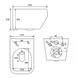 Kit de instalare WC IMPRESE i-FRAME + WC suspendat IMPRESE SKALA i1210+i7116PW+c06806003 i1210+i7116PW+c06806003 foto 9