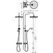 Sistem de dus TRES-CLASIC cu baterie Bronze 24219101LV foto 2