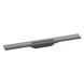 Верхняя часть слива для душа Hansgrohe RainDrain Flex для канала (пристенный) 700 мм, Brushed Black (56050340) 56050340 фото 1