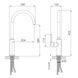 Baterie bucătărie IMPRESE PIVOT f03408510WD cu racord apă potabilă, negru mat f03408510WD foto 2