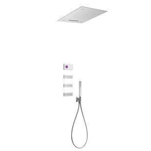 Set dus Tres SHOWER TECHNOLOGY 9286402 cu control electronic cromat 9286402 foto