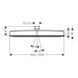 Duș suspendat Hansgrohe Pulsify E 260 1jet, bronz periat (24330140) 24330140 foto 2