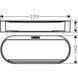 Raft Hansgrohe WallStoris 25,0 x 10,0 x 3,9 cm, alb mat (27913700) 27913700 foto 2