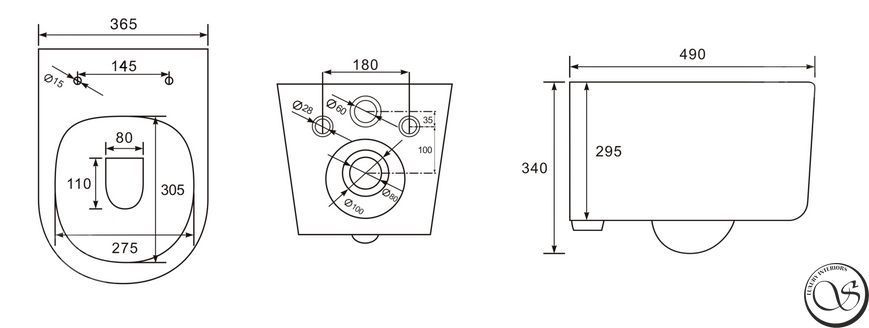 Подвесной унитаз VOLLE GIRO 2.0 1352.001100 vortice сиденье duroplast 490*365*340 мм 1352.001100 фото