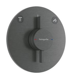 Смеситель для душа Hansgrohe DuoTurn S 75418340 скрытого монтажа черный матовый хром 75418340 фото