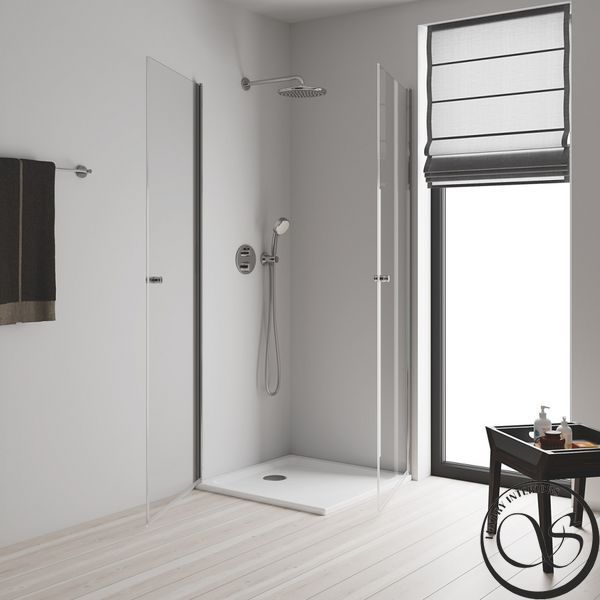 Верхний душ с кронштейном Grohe Tempesta Cosmopolitan 250 с EcoJoy к стене, хром (26668000) 26668000 фото