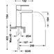 Tres LOFT Baterie lavoar Alb-Crom 20011001BL foto 2