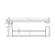 Suport dublu pentru prosoape Hansgrohe AddStoris (41743670) 41743670 foto 2