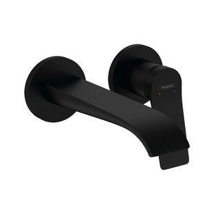 Baterie de lavoar de perete Hansgrohe Vivenis 75050670 negru mat 75050670 foto