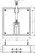 Скрытая часть для монтажа верхнего душа, Hansgrohe 40х40 1Je (26254180) 26254180 фото 3