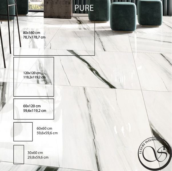 Плитка Ricchetti Cisa Pure Onice Lux 59.6x119.2 см 0163134 163134 фото