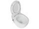 WC suspendat - bideu Isvea 10ARS1015 540 x 365 x 400 mm cu baterie, alb lucios 10ARS1015 foto 4