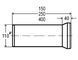 Cot VIEGA 101312 drept 100*250mm 101312 foto 2