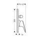 Baterie de baie Hansgrohe Logis, crom (71409000) 71409000 foto 2