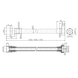 Шланг для душа IMPRESE f03600101TB PVC, 1500 мм, anti-twist f03600101TB фото 2